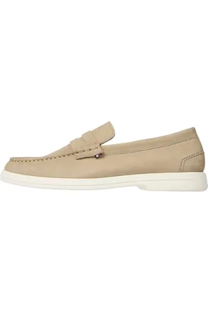 Tommy Hilfiger Uomo Mocassini Nubuck in Pelle, , 43