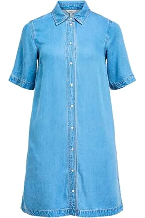 Object Objframe 2/4 Re Denim Dress Noos, , L Donna