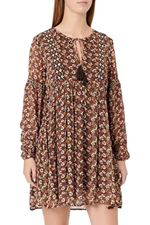 Pepe Jeans Liber, Vestito Donna, (Brick),M