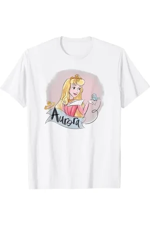 Disney Maglietta Sleeping Beauty Princess Aurora in Pink Dress Maglietta