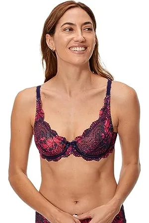 Playtex Reggiseno con Ferretto Flowery Lace in Pizzo Sostegno Perfetto x1 Donna, (Pink Dhalia), 6D