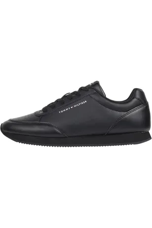 Tommy Hilfiger Uomo Sneakers Runner Scarpe Sportive, (Black), 42 EU
