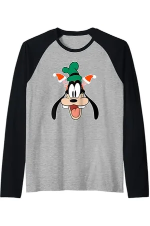Disney Goofy Christmas Hat Holiday Headband Maglia con Maniche Raglan