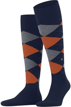 Burlington King M Kh cotone al ginocchio fantasia 1 paio, Calzini lunghi Uomo, , 40-46