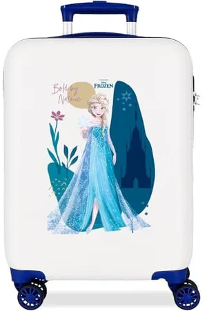 Disney Joumma Nature Is Magical - Frozen II Valigia da cabina bianca 38 x 55 x 20 cm Rigido 2 kg Chiusura a combinazione laterale ABS 2 kg 35 L Bagagli a mano, , Taglia unica, Valigia cabina