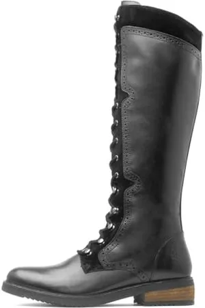 Hush Puppies Rudy, Stivali alti Donna, (Black Black) , 37 EU