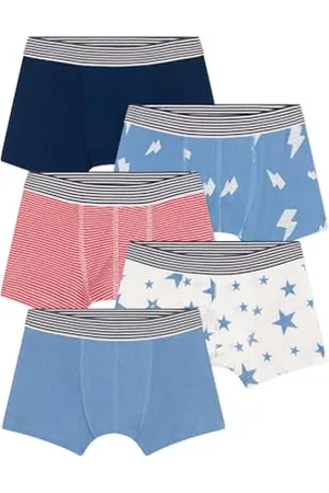 Petit Bateau A0cta Boxer, , 12 Anni (Pacco da 5) Bambino