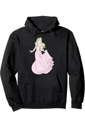 Disney Maglietta Sleeping Beauty Princess Aurora Sketch Felpa con Cappuccio