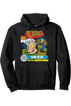 Marvel Maglietta a fumetti X-Men Cable Future Destiny Felpa con Cappuccio