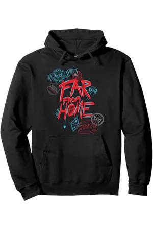 Marvel Maglietta Spider-Man: Far From Home Passport Stamps Felpa con Cappuccio