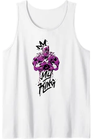 Marvel Maglietta Black Panther My King Graffiti Canotta