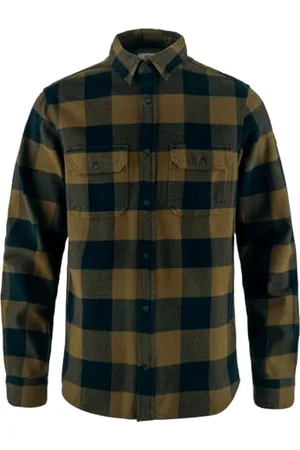 Fjällräven FJALLRAVEN Övik Heavy Flannel Shirt M T, , S Uomo