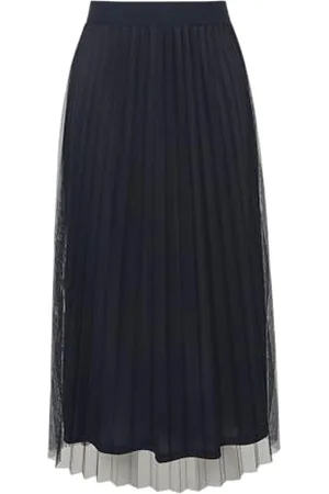 QS by s.Oliver 2161287 Gonna Plissettata, , 40 Unisex-Adulto