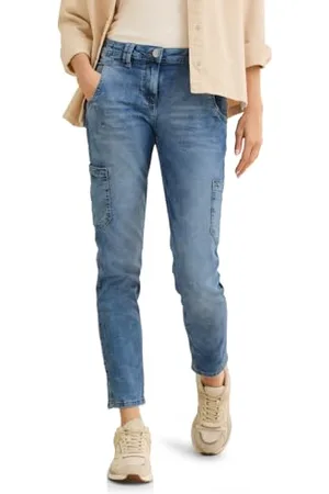 CECIL B378894 Jeans con Tasche Effetto Cargo, , 32W x 30L Donna