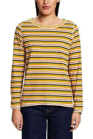 ESPRIT 102ee1k321 T-Shirt, 113/Off White 4, L Donna