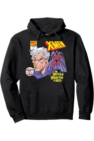 Marvel X-Men Magneto Master of Magnetism Comic Maglietta nera Felpa con Cappuccio