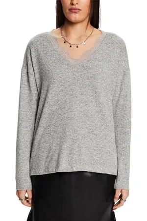 ESPRIT 113ee1k309 T-Shirt, 044/grigio Chiaro 5, S Donna