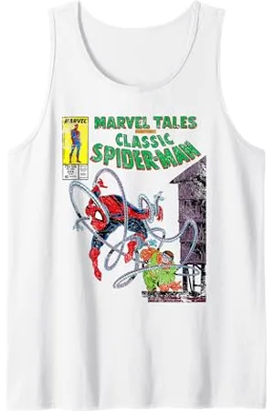 Marvel Spider-Man vs Doctor Octopus Retro Comic Canotta