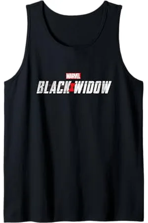 Marvel Logo Black Widow Movie Canotta