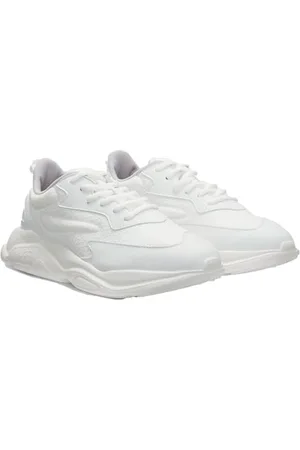 HUGO BOSS Leon_Runn_Mono, Corsa Uomo, White, 43 EU