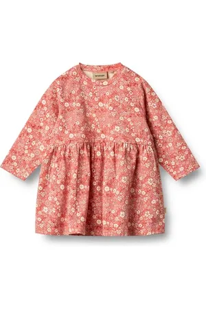 WHEAT Mädchen Jersey Kleid Sommerkleid Langarm Sessa GOTS Zertifiziert Vestito da Gioco, , 104 Bambina