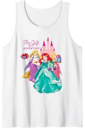 Disney Maglietta Princess Ariel Rapunzel and Aurora Holiday Canotta