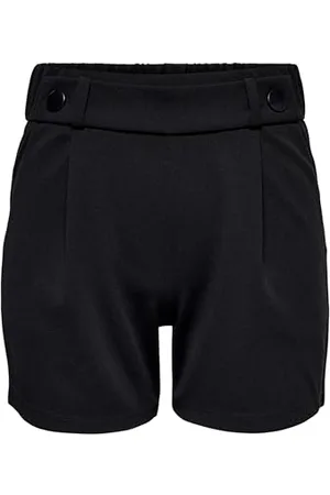 JDY Geggo Shorts Jrs Noos, Pantaloncini Donna, (Black/Detail:black Button), S