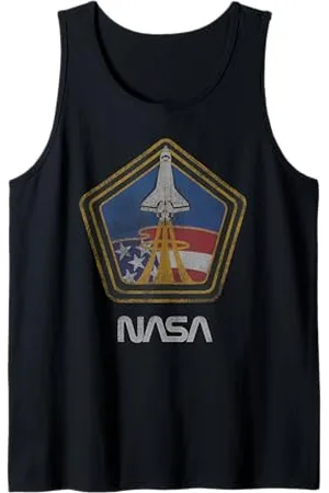 Nasa Razzo In Pentagono Icona Canotta