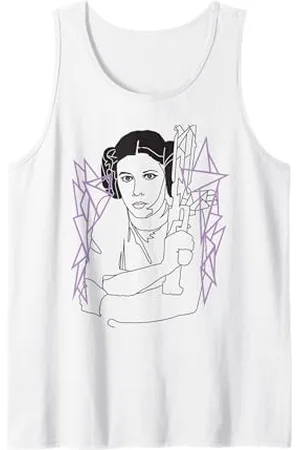 STAR WARS Princess Leia Sketch viola Force Canotta