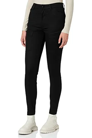 G-Star Donna Kafey Cargo Ultra High Skinny Pants, (dk black D21099-C105-6484), 26W / 30L