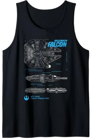 STAR WARS Diagramma del Millennium Falcon di Canotta