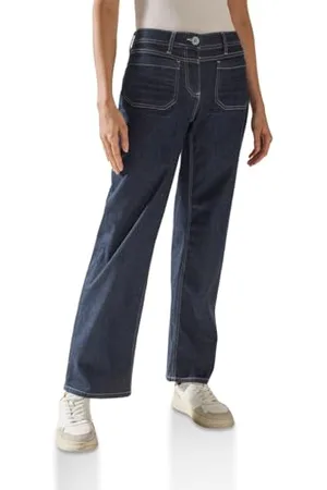 CECIL B378898 Jeans a Gamba Larga, , 33W x 30L Donna