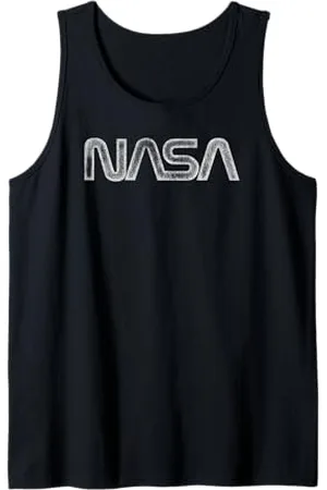 Nasa Logo a forma di verme della vintage invecchiato Canotta