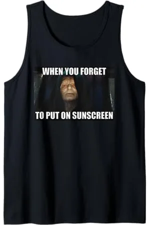 STAR WARS Imperatore Palpatine quando dimentichi il meme della protezione solare Canotta