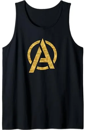 Marvel Avengers A Logo in lamina dorata Canotta