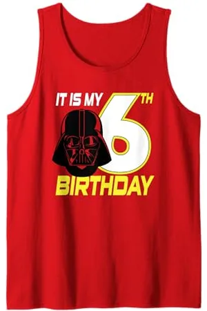 STAR WARS T-shirt per il 6° compleanno di Darth Vader Canotta