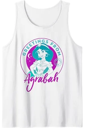Disney Maglietta Aladdin Princess Jasmine Agrabah Greetings Canotta