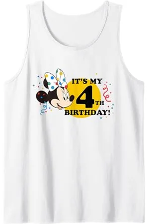 Disney T-shirt per il 4° compleanno di Minnie Mouse Canotta