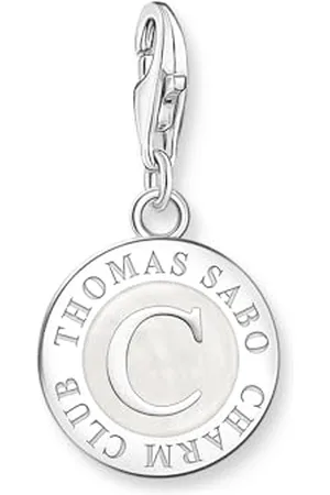 Thomas Sabo Charm moneta bianca riciclata argento Sterling 925 1998-007-14, misura unica, Argento sterling, Nessuna pietra preziosa