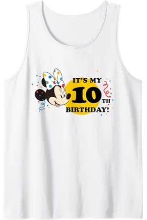 Disney Minnie Mouse - Maglietta per decimo compleanno Canotta