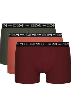 Dim Coton Stretch Respirant Maintien Optimal X3 Boxer, , L (Pacco da 3) Uomo