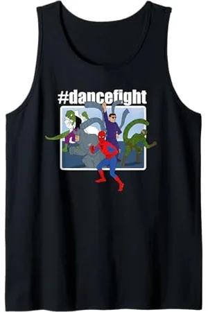 Marvel Combattimento di danza retrò Spider-Man Canotta
