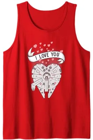 STAR WARS T-shirt Millennium Falcon Love You per San Valentino Canotta