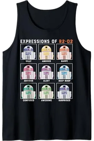 STAR WARS Espressioni divertenti di di R2-D2 Canotta