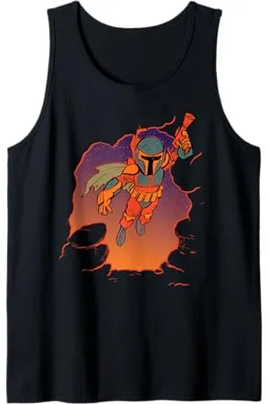 STAR WARS Boba Fett illustrato Blast Canotta