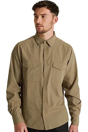 Craghoppers Expert Kiwi Long Sleeved Shirt Camicia Button-Down, , L Uomo