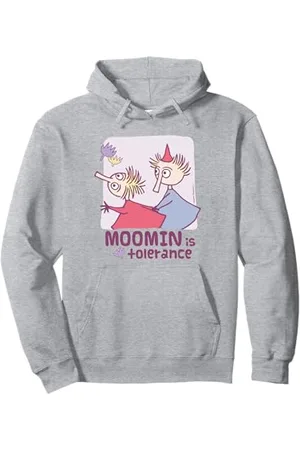 Moomin Thingamy e Bob sono tolleranza Felpa con Cappuccio