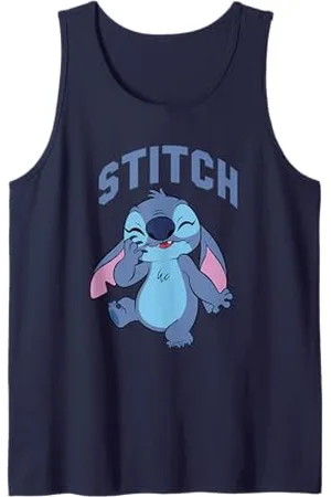 Disney Lilo & Stitch Cute Laughing Stitch Portrait Canotta