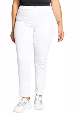 Ulla Popken Jeggings m. Gürtelschlaufen Jeans Slim, ( 70959020), 32W / 32L Donna