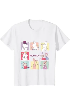 Moomin Bambino Square Character Blocks per bambini Maglietta